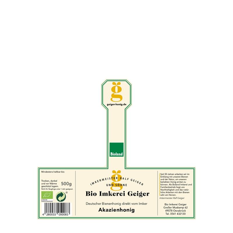 Bio Imkerei Geiger Akazienhonig - Produktbild