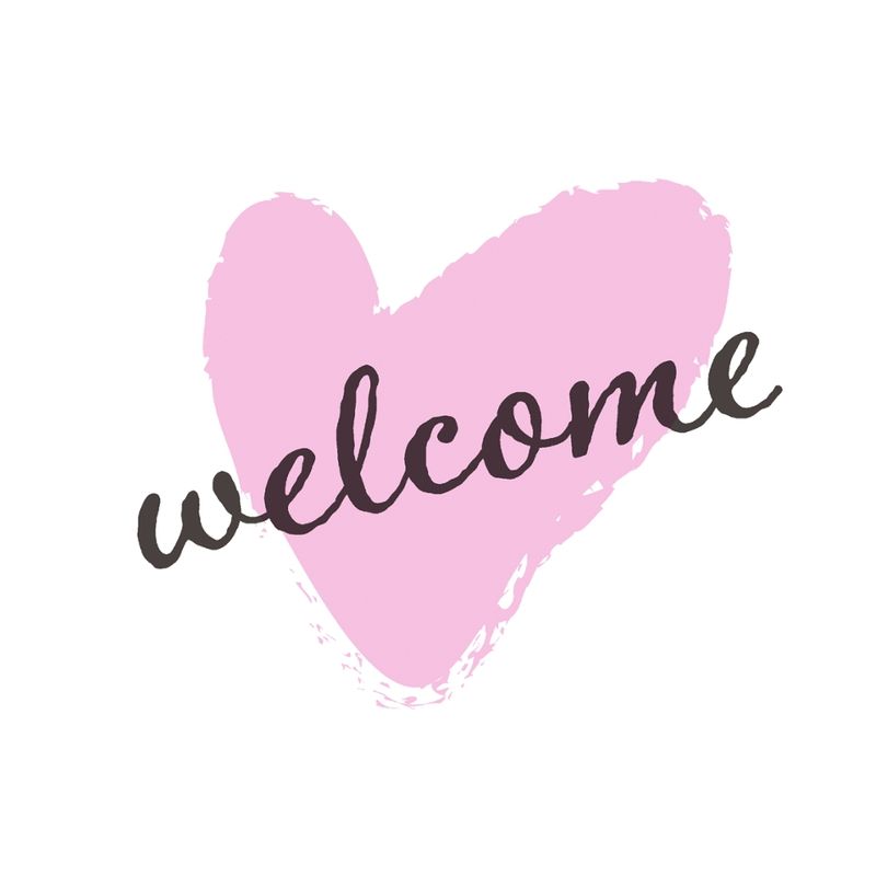 Paper + Design Motivserviette 3-lagig 25x25 cm "Welcome heart" - Produktbild