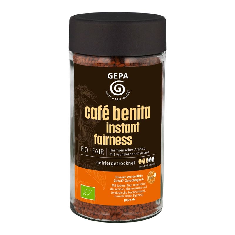 GEPA - The Fair Trade Company Bio café benita instant fairness - Produktbild