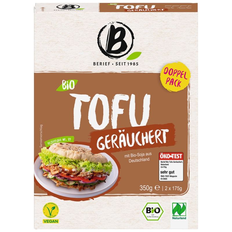 Berief  Berief Bio Tofu geräuchert 2x175 g - Produktbild