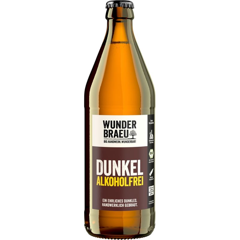 WUNDERBRAEU WUNDERBRAEU Dunkel, Alkoholfrei BIO - Produktbild