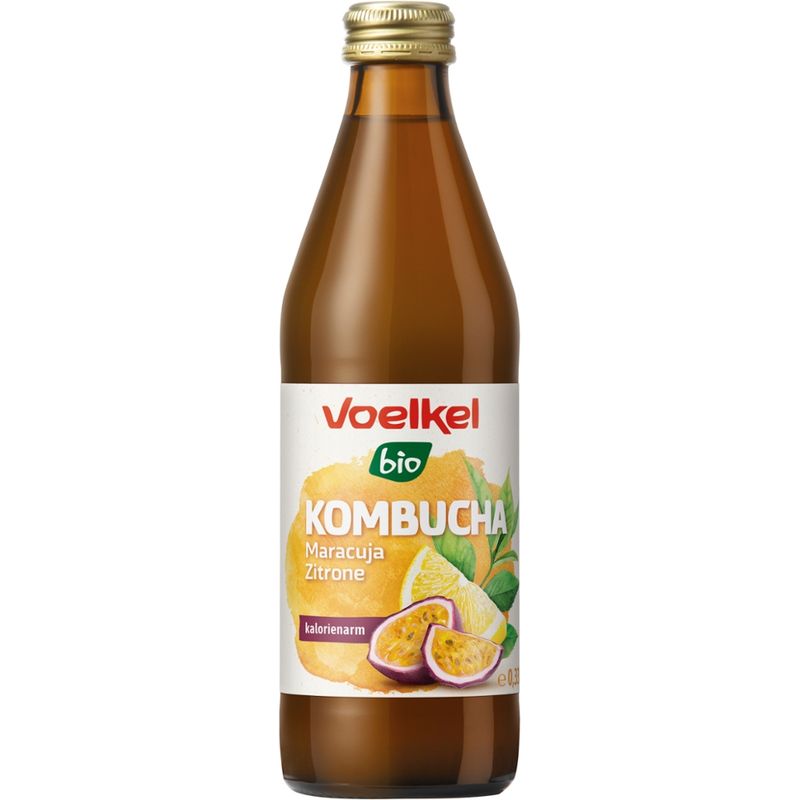 Voelkel Kombucha Maracuja Zitrone - Produktbild