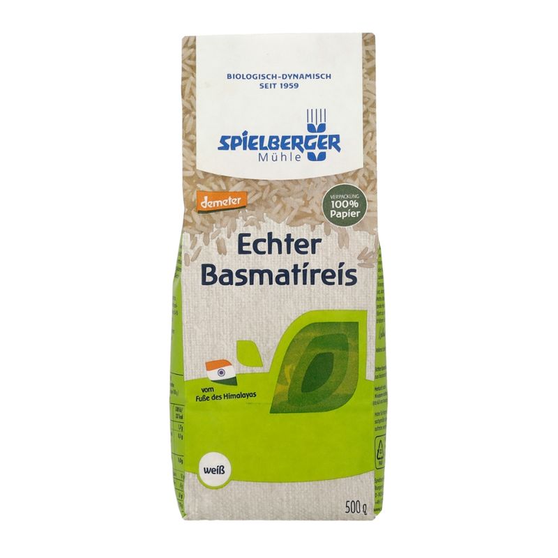 Spielberger Mühle Echter Basmatireis, weiß, demeter - Produktbild