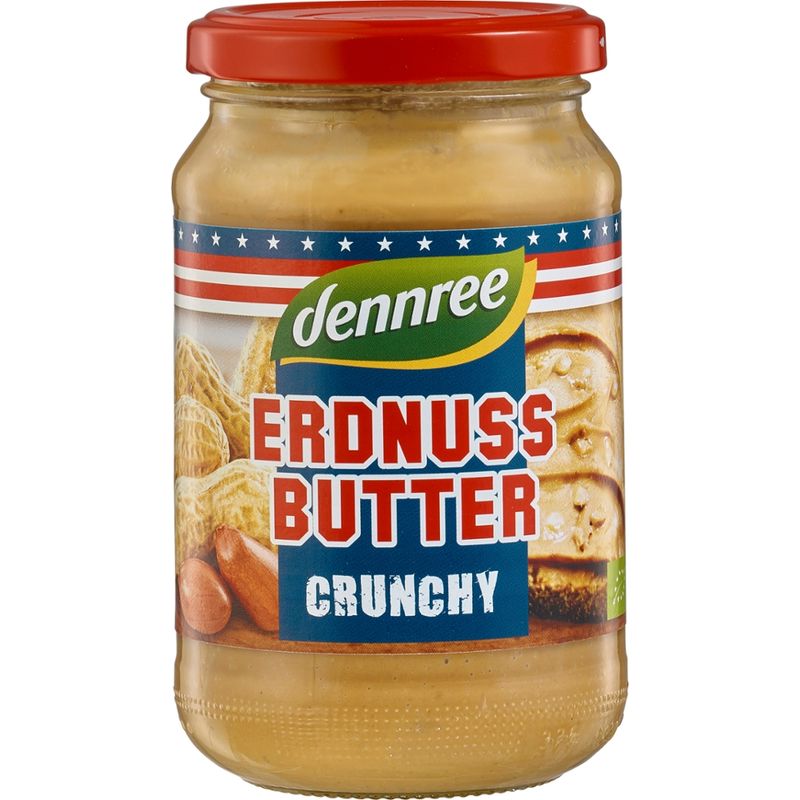 dennree Erdnussbutter Crunchy - Produktbild