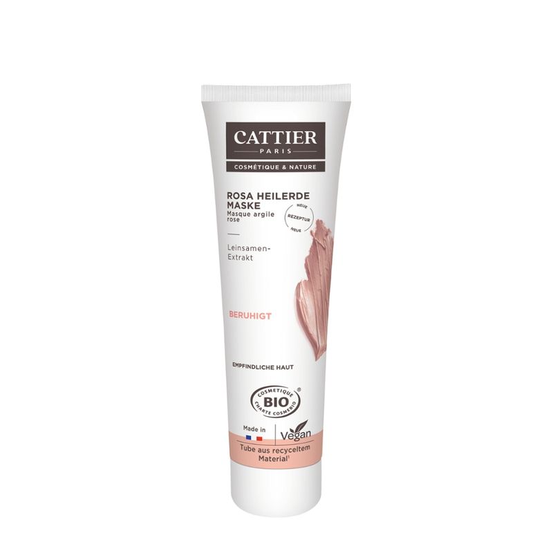 Cattier Paris Cattier Rosa Heilerde Maske mit Leinsamen-Extrakt - Masque Argile Rosa - Produktbild