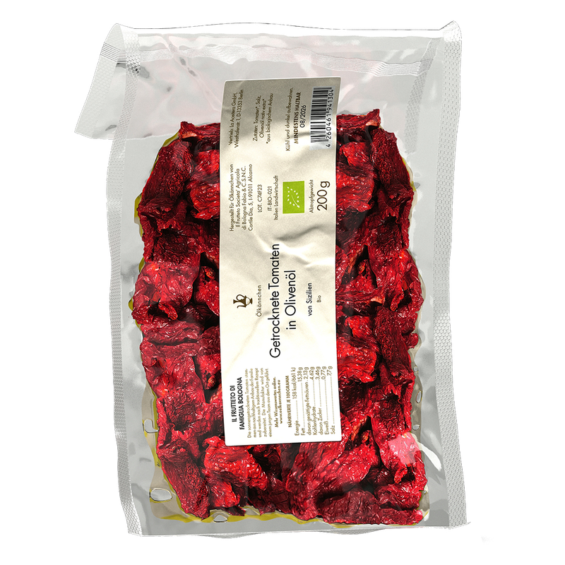 Ölkännchen Ölkännchen Sonnengetrocknete Tomaten in Olivenöl nativ extra, Sizilien IT 200g - Produktbild