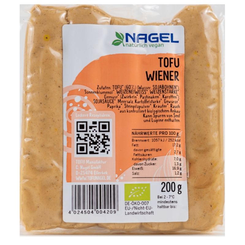 NAGEL Tofu Wiener (5 Stk) 200g - Produktbild