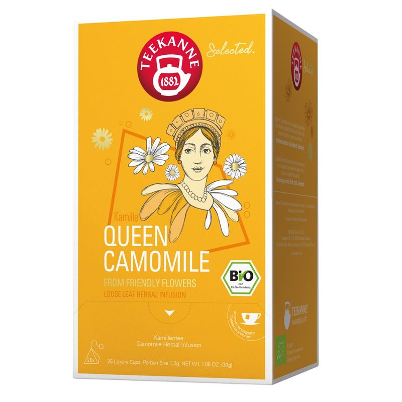 Teekanne Selected BIO Luxury Cup Queen Camomile 8x25 - Produktbild
