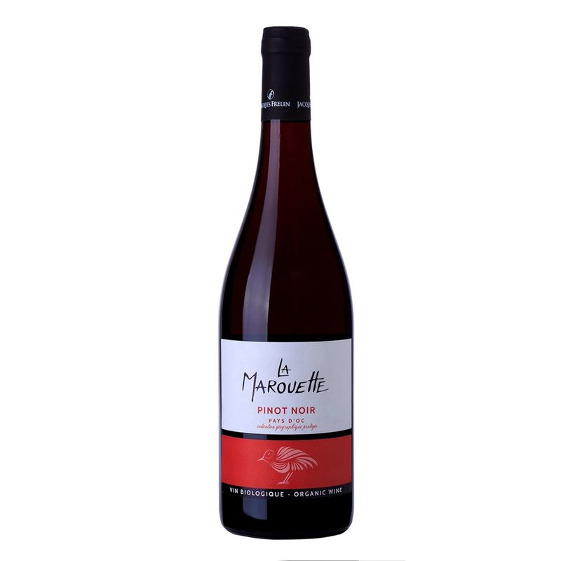 Jacques Frelin Vignobles SAS La Maison des Terroirs Vivants Rotwein, IGP PAYS D'OC, Frankreich, 100% Pinot noir - Produktbild