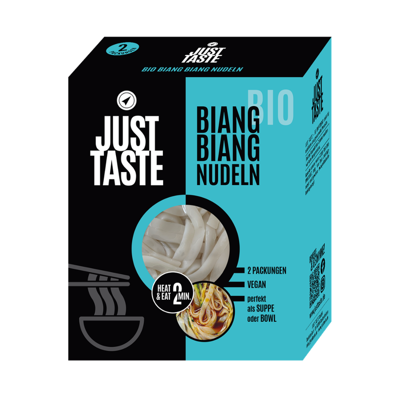Just Taste Just Taste Bio Biang Biang Nudeln - Produktbild