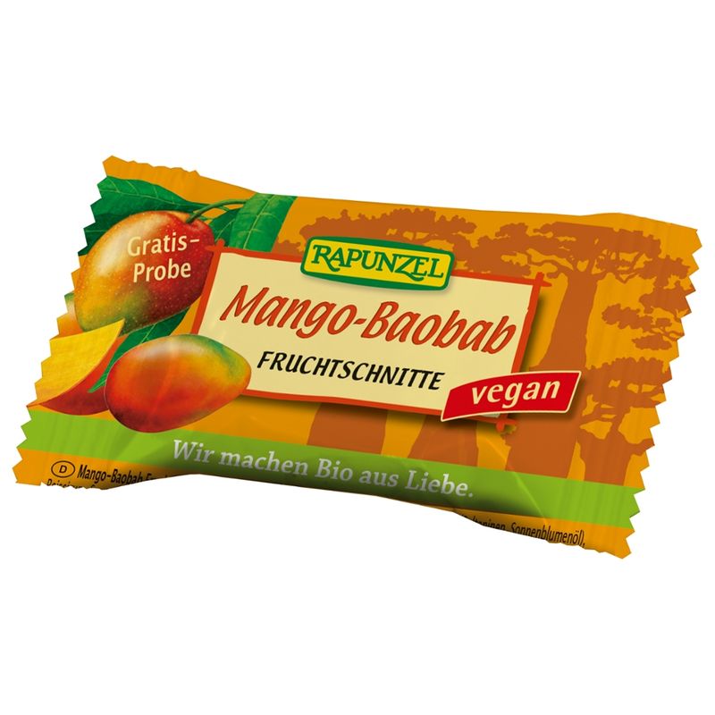 Rapunzel Fruchtschnitte Mango-Baobab - Produktbild