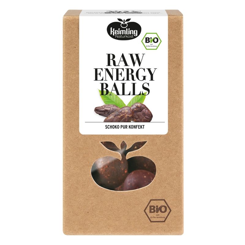 Keimling Naturkost Raw Energy Balls Schoko-Pur, bio - Produktbild