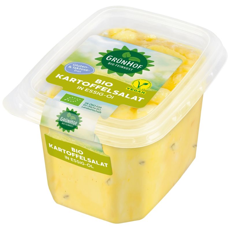 Grünhof Bio-Kartoffelsalat mit Essig und Öl, glutenfrei, laktosefrei, vegan - Produktbild