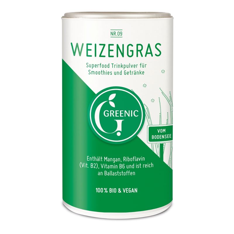 Greenic Weizengras Superfood Trinkpulver - Produktbild