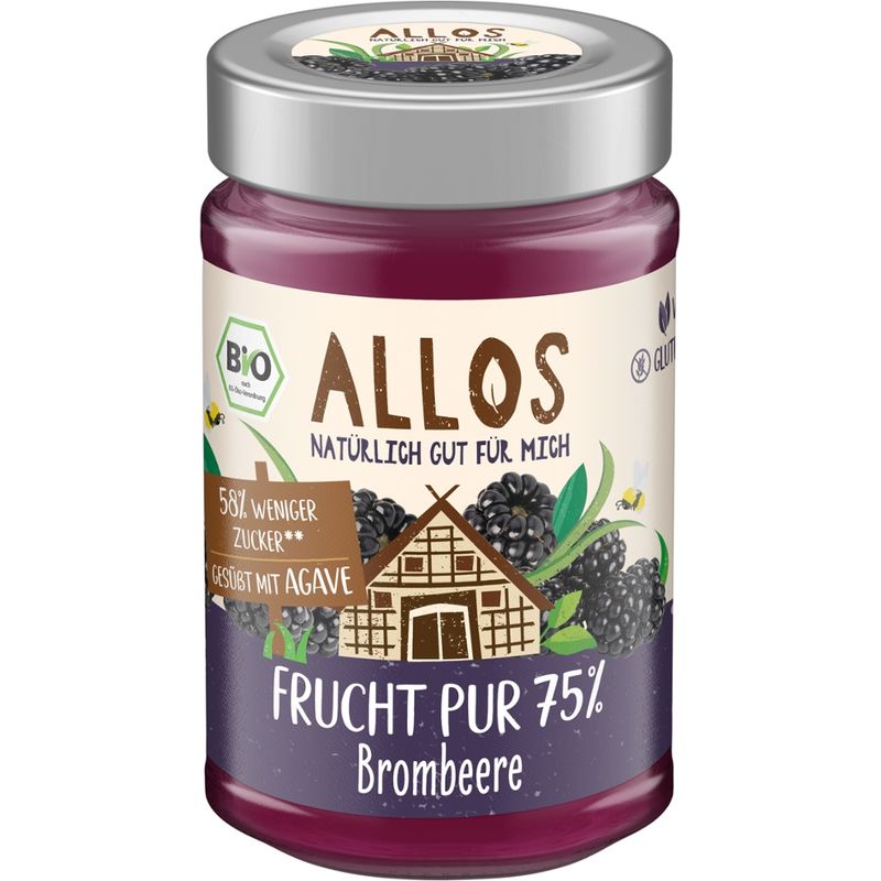 Allos Frucht Pur 75% Brombeere - Produktbild