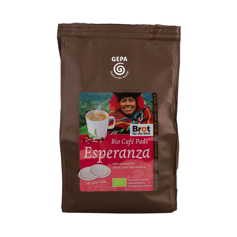 GEPA - The Fair Trade Company Bio Esperanza Pads 18x7g - Produktbild