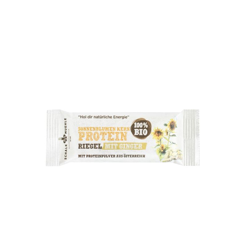 Schalk Mühle 35 g Bio Sonnenblumen Protein Riegel mit Ingwer - Produktbild