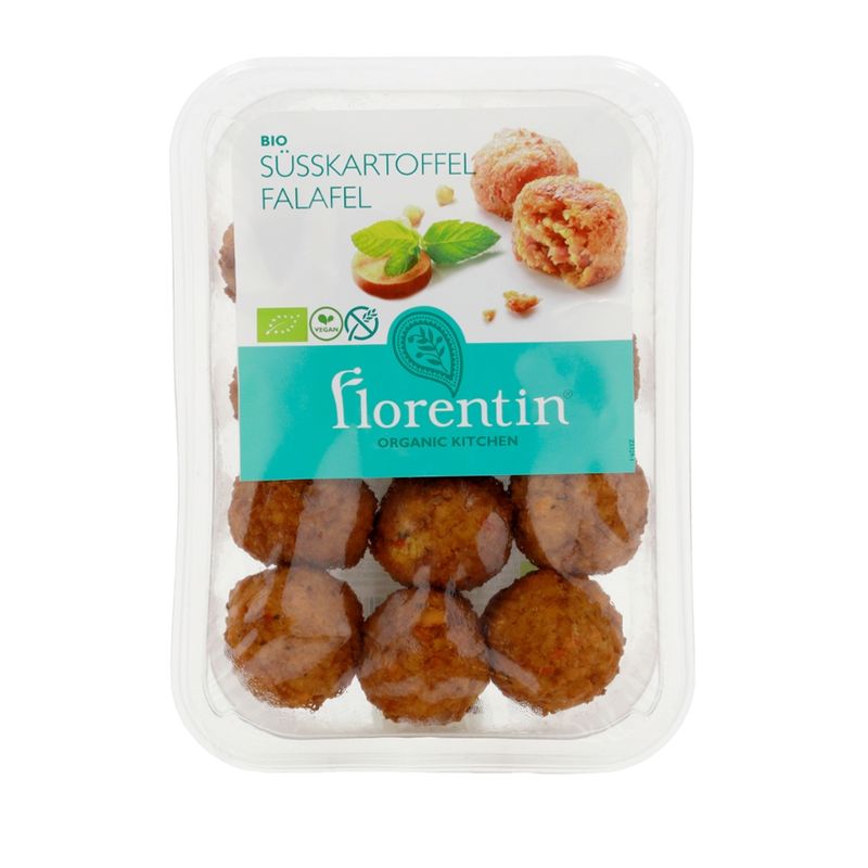 Florentin Kichererbsenbällchen mit Süßkartoffel und Paprika - Produktbild