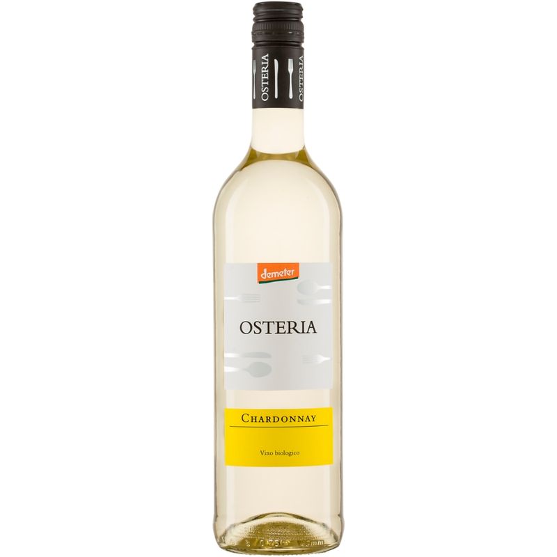 Riegel Eigenmarke OSTERIA Chardonnay Demeter - Produktbild