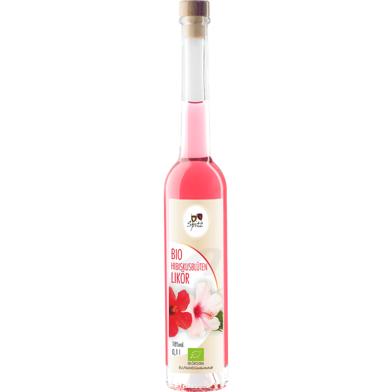 Spitz BIO Hibiskusblüten Likör 0.1 l, 18 vol% - Produktbild