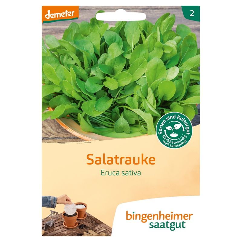 Bingenheimer Saatgut Salatrauke Saatscheiben - Salatrauke (Saatgut) - Produktbild