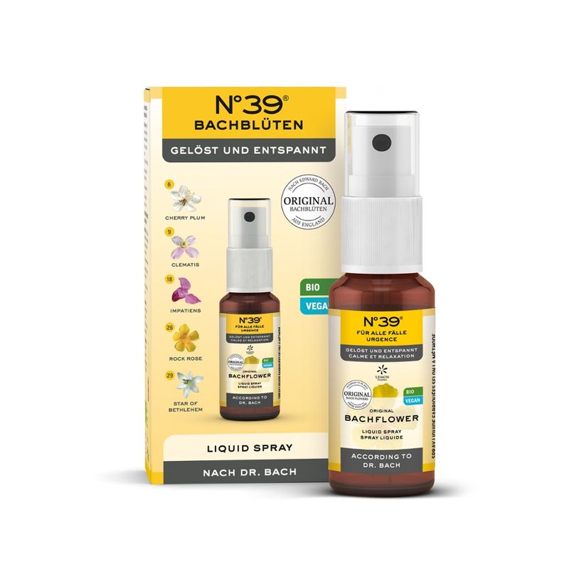 Lemon Pharma Original Bachblüten Mischung N°39 Für alle Fälle von Lemon Pharma, 20ml,  Bio und Vegan - Produktbild
