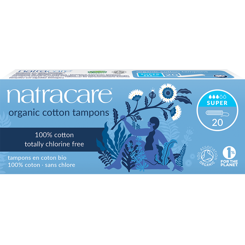 Natracare Tampons Super ohne Applikator 20 St - Produktbild