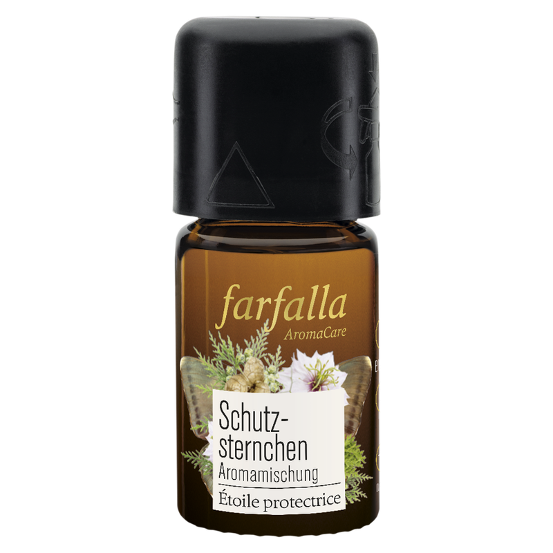 farfalla beschützt sein, Mandarine, Schutzsternchen Aromamischung, 5ml - Produktbild