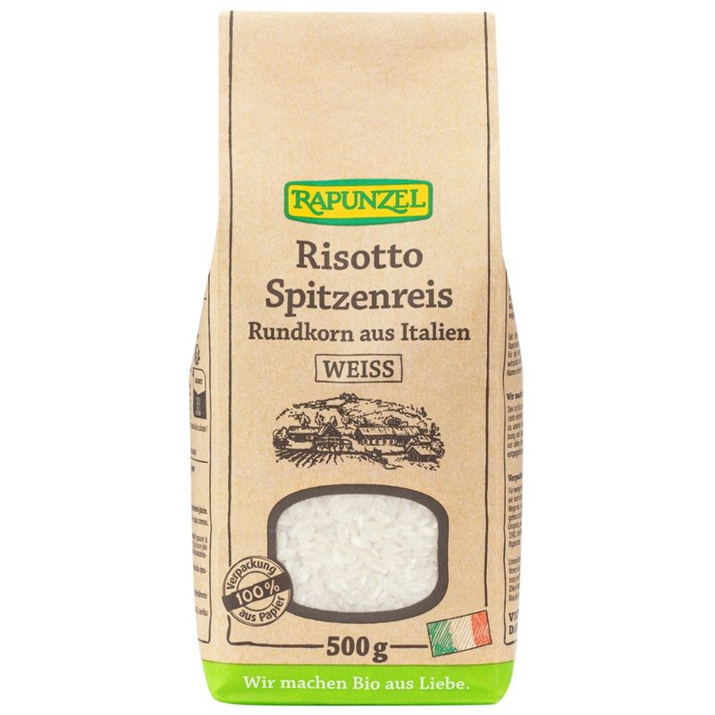 Rapunzel Risotto Rundkorn Spitzenreis 'Ribe' weiß - Produktbild