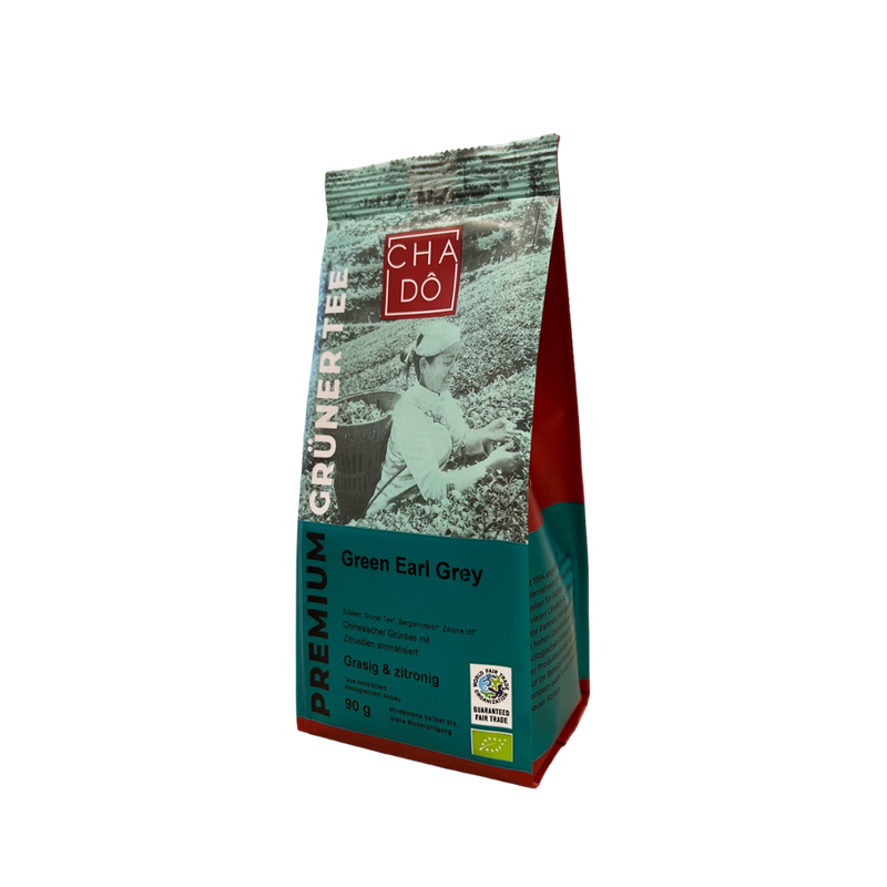 Cha Dô Premium Green Earl Grey - Grüner Tee - WFTO - Produktbild