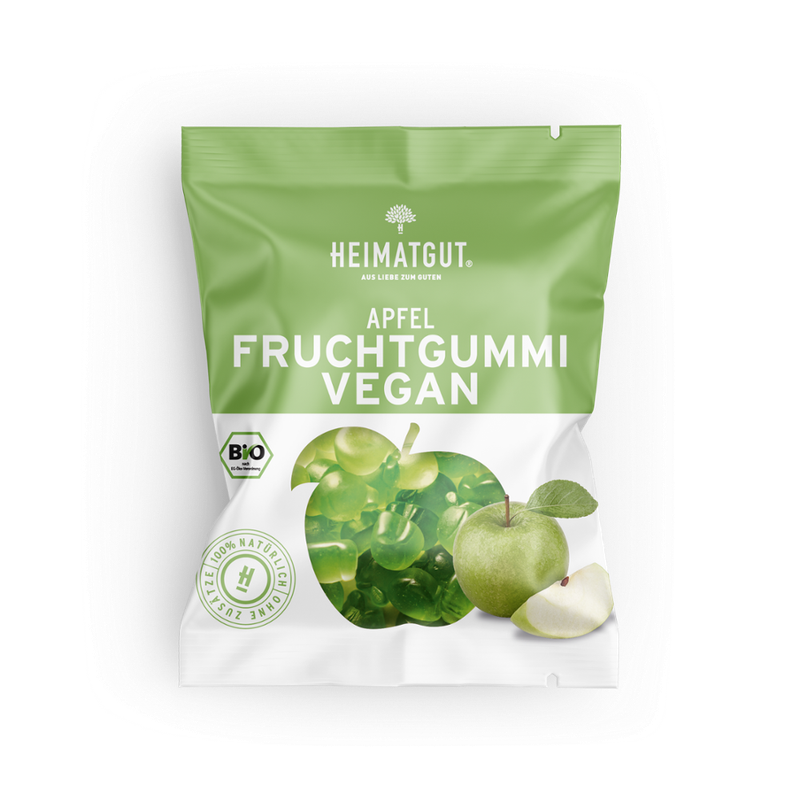 Heimatgut Bio Fruchtgummi Grüner Apfel - Produktbild