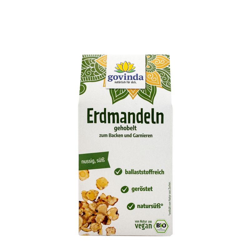 Govinda Erdmandeln gehobelt zum Backen und Garnieren - Produktbild