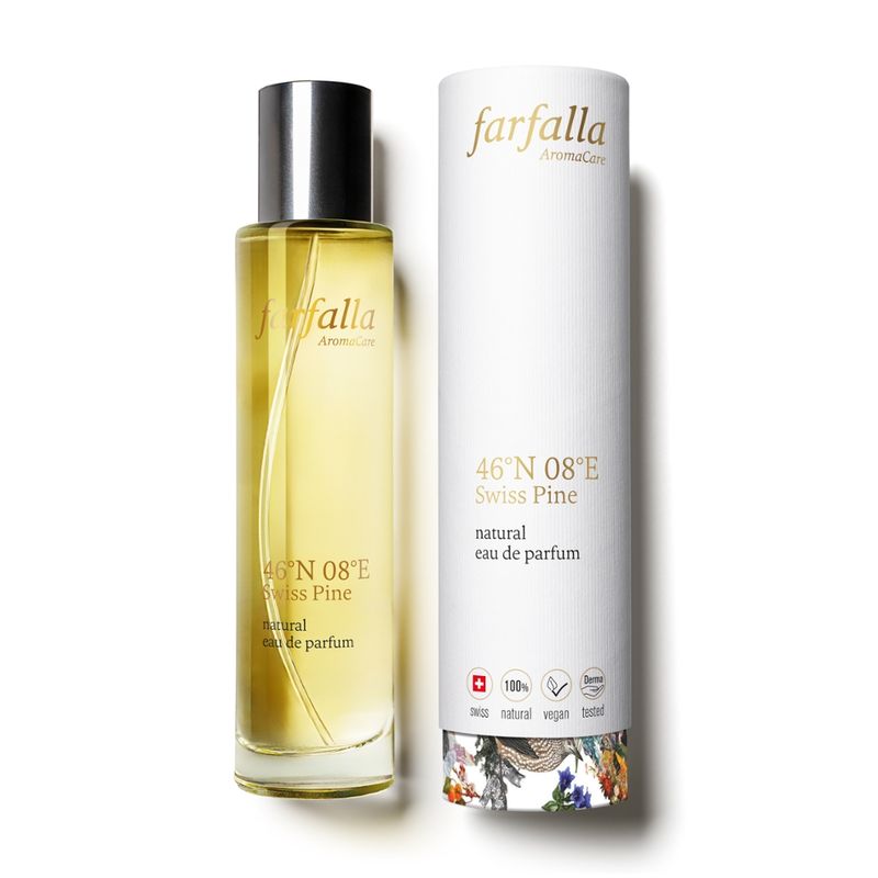 farfalla 46°N 08°E Swiss Pine, natural eau de parfum, 50ml - Produktbild