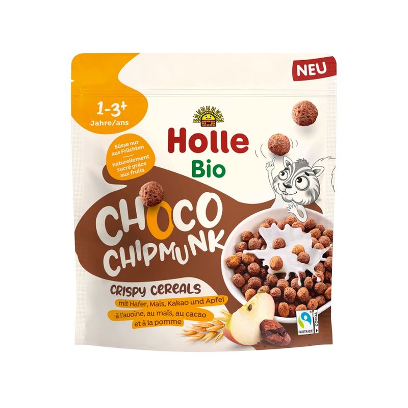 Holle  Choco Chipmunk - Crispy Cereals - Produktbild