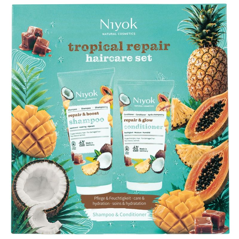 Niyok Geschenkset Haarpflege Tropical Repair - Produktbild