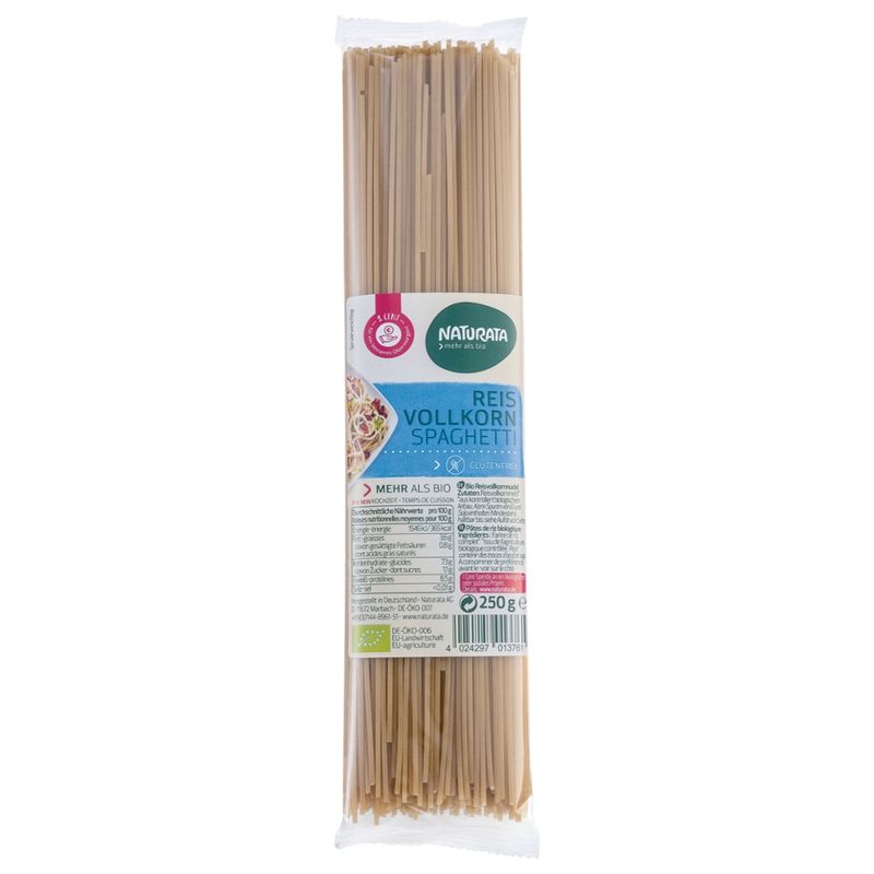 NATURATA Spaghetti, Reis Vollkorn - Produktbild