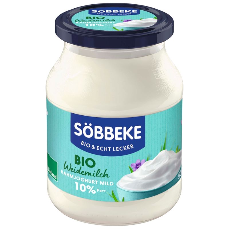 Söbbeke Bio Weidemilch Rahmjoghurt mild 10 % Fett - Produktbild