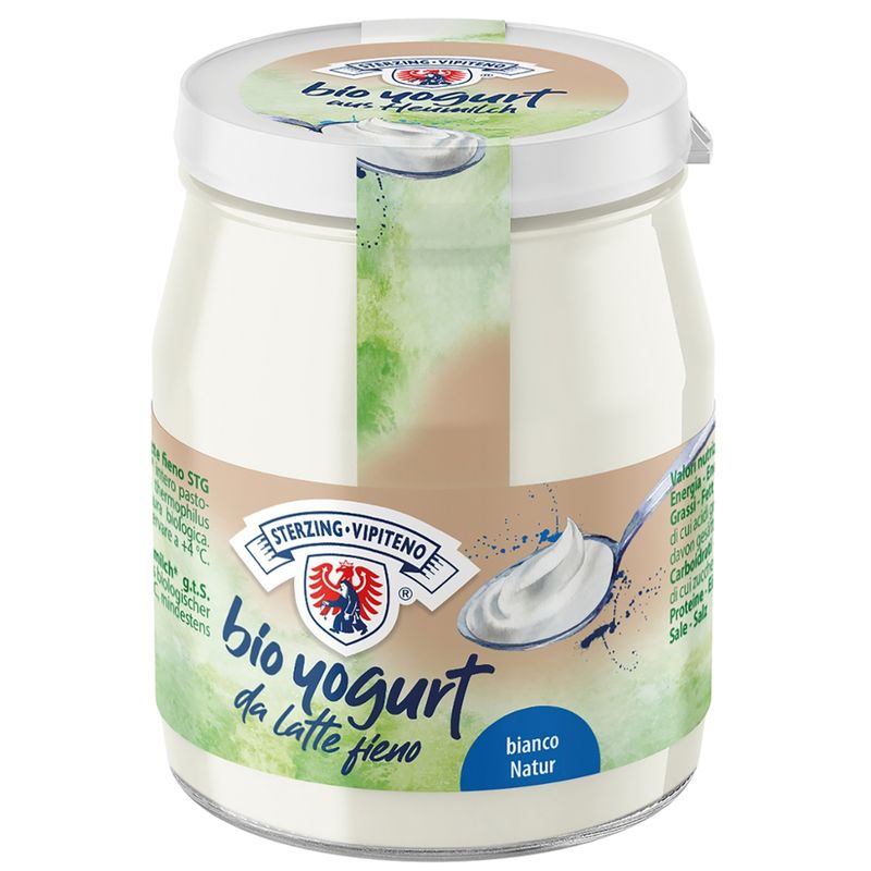 Joghurt Sterzing BIO Bio Vollmilchjoghurt aus Heumilch G.T.S. - 150g Natur - Produktbild