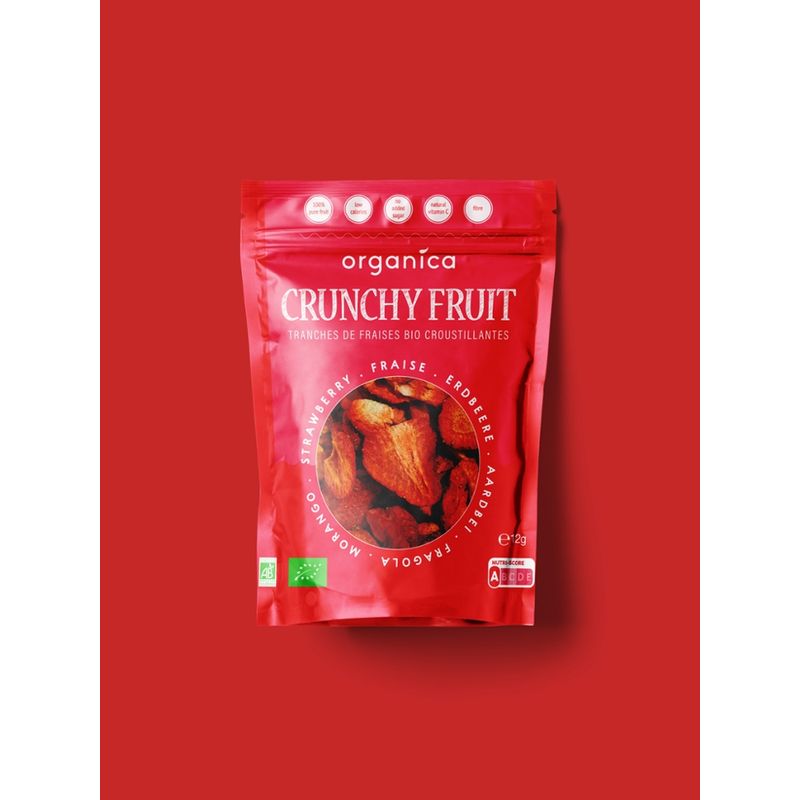 Organica Gefriergetrocknete Bio-Erdbeeren - Produktbild