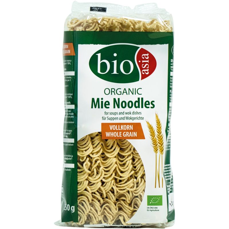 BIOASIA Bio Mie Nudeln, Vollkorn - Produktbild