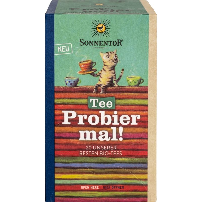 Sonnentor Tee Probier mal!, Doppelkammerbeutel - Produktbild