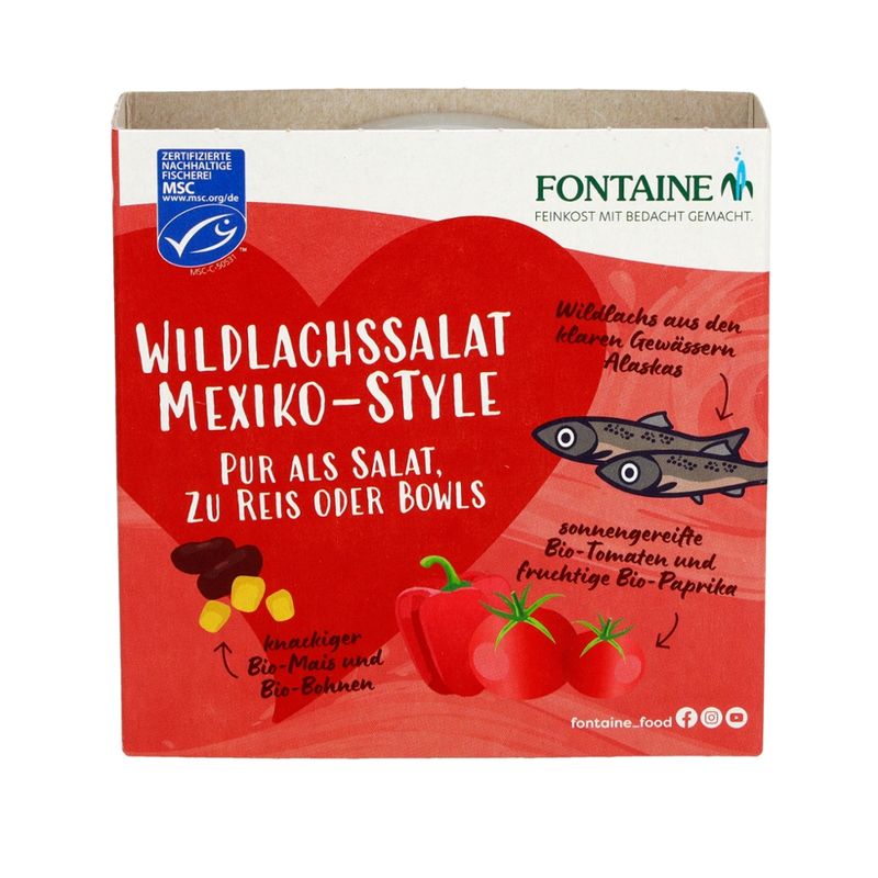 Fontaine Wildlachs Salat Mexiko-Style - Produktbild