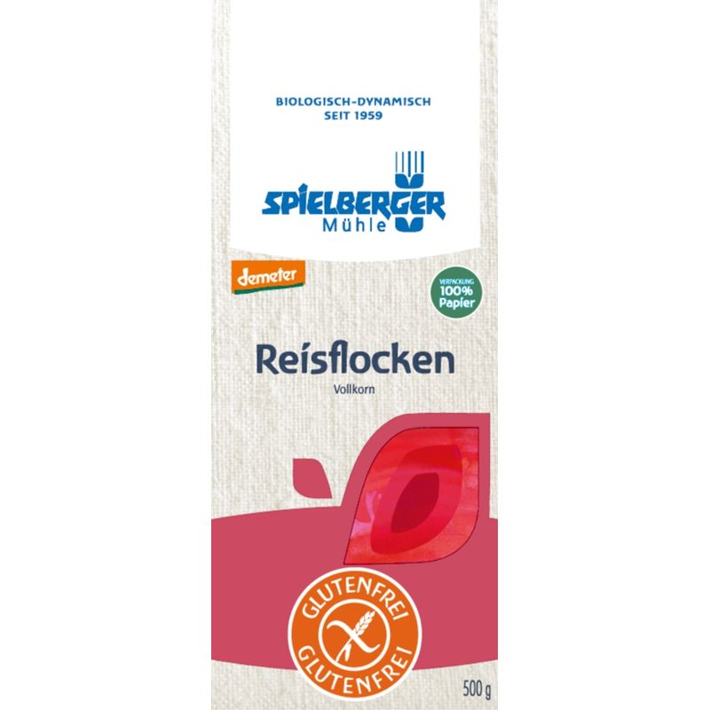 Spielberger Mühle Reisflocken, glutenfrei, demeter - Produktbild