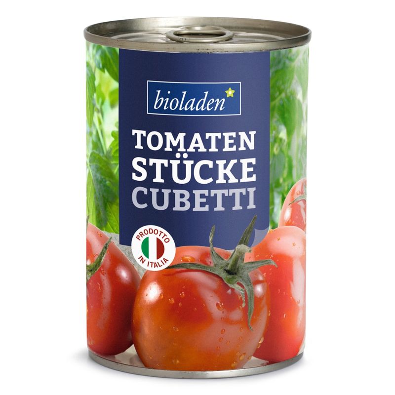 bioladen Tomatenstücke, Cubetti - Produktbild