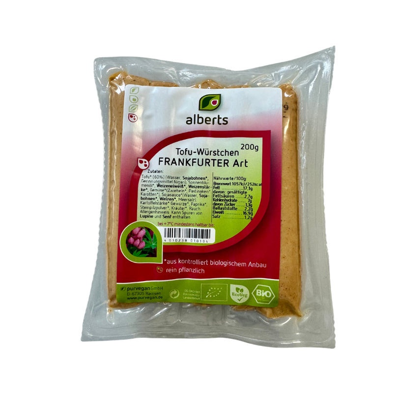 Alberts Tofu Frankfurter kurz - Produktbild