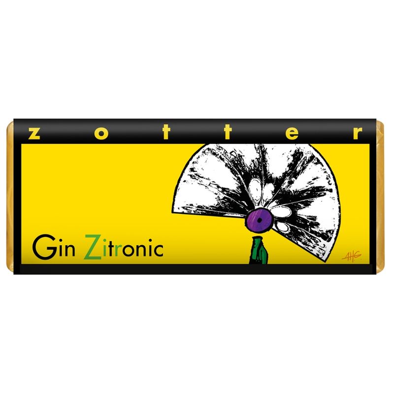 Zotter Schokolade Gin Zitronic (++) - Produktbild