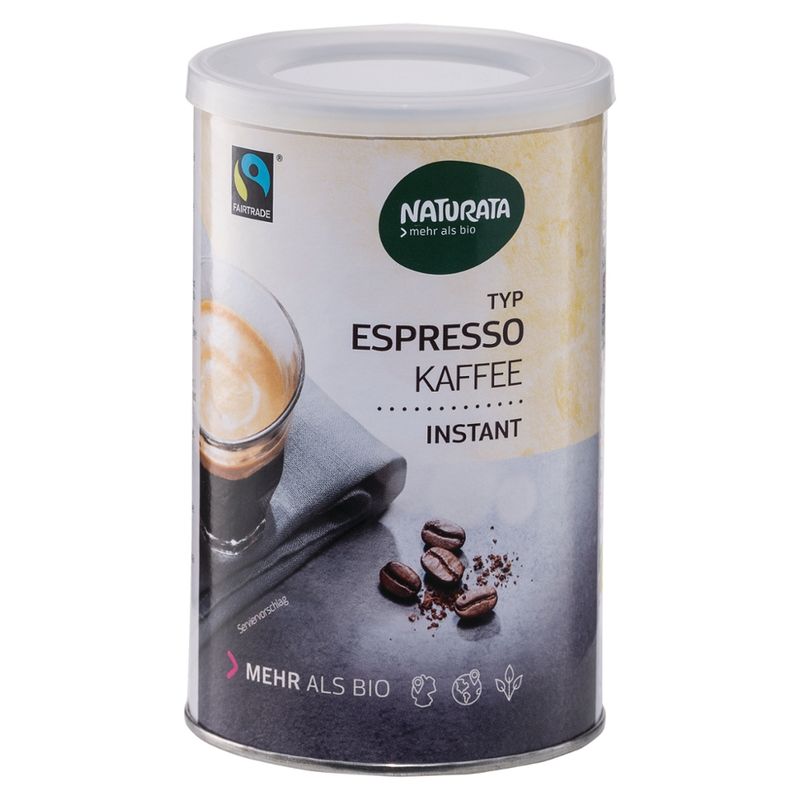 NATURATA Espresso Bohnenkaffee, instant, Dose - Produktbild