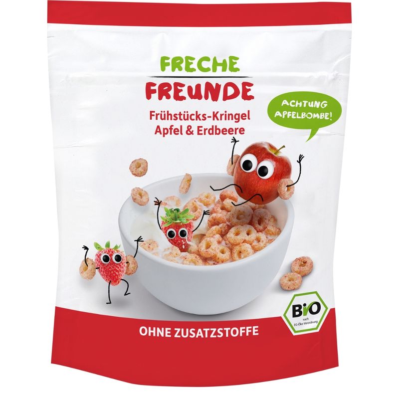 Freche Freunde Freche Freunde Bio Frühstücks-Kringel Apfel & Erdbeere - Produktbild