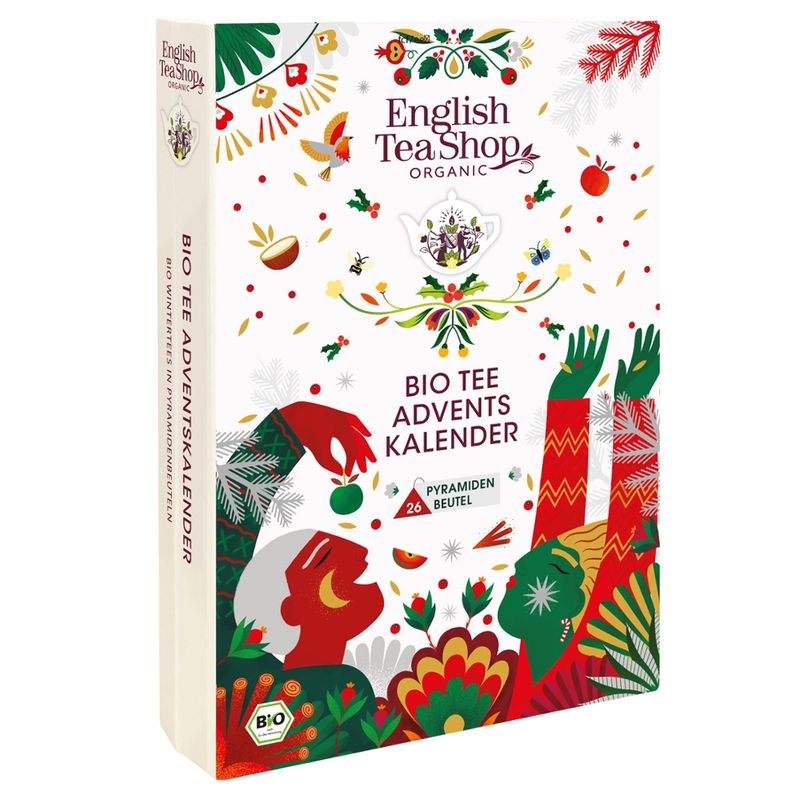 English Tea Shop ETS - Tee Adventskalender Teebuch, BIO, 25 Pyramidenbeutel - Produktbild
