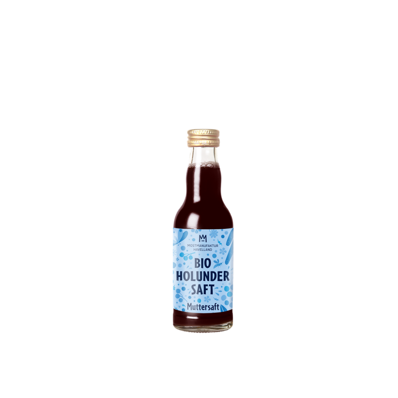 MostManufaktur Havelland Bio-Holunderbeerensaft (Muttersaft) 200 ml - Produktbild